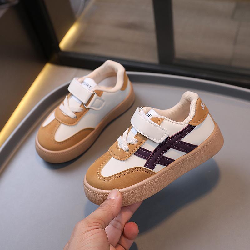 New Spring and Autumn Solid Soft Bottom College Style Sports Casual Sneakers for Boys and Girls