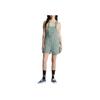 Vans Embroidered Orange Weave Overalls Shorts Women Bottoms Green VN000465RL6