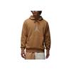 Jordan Essentials Holiday Alphanumeric Logo Print Casual Long-Sleeve Fleece Hoodie Men Hoodie Brown FD7466-281