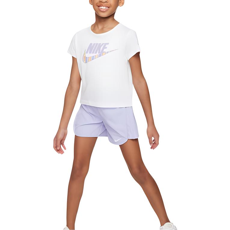 Nike Solid Quick-Dry Comfortable Sports Shorts Kids shorts Hydrangea-Purple HJ1650-568