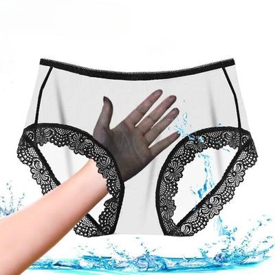 Panties for Woman Underwear Sexy Lace Breathable Soft Female Briefs Panty Sexy Transparent Women's Underpants