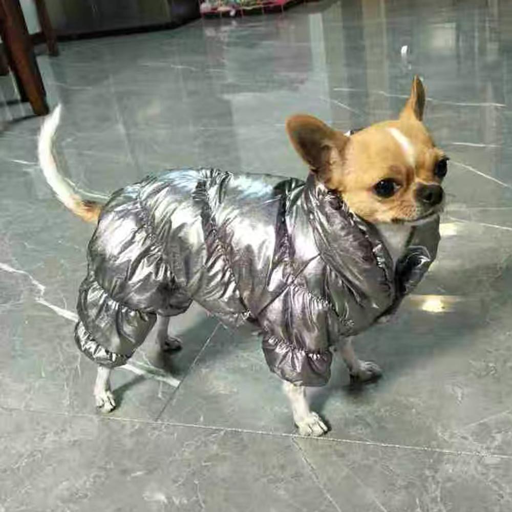 Winter Male Boy Dog Clothes with Buckle Waterproof Pet Jumpsuit Overall for Small Dogs Chihuahua Yorkies Rompers Chien Vetement