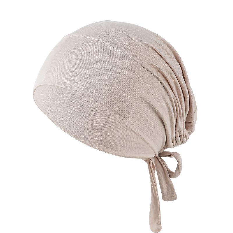 Eid Al-Fitr Ultra-Soft Stretch Fabric Muslim Headscarf Cap, Ethnic Style Turban, Headscarf Hat. Comfortable Fit Without Being Tight, Can Be Paired
