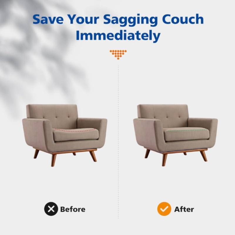 Arched Foam Sitting Pad For Sofas With Highdensity Filling For Comfort And Support At Home