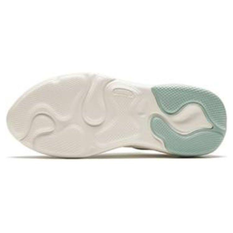 Anta Lightweight Comfortable Shock Absorbing Durable Low Top Casual Shoes Women Sneaker White Green 122418813-2