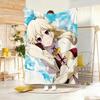 Anime Character N-Nashetania Lui Piena Throw Soft Warm Throw Blanket for Bedroom Living Room Bed Travel Camping Picnic Gift