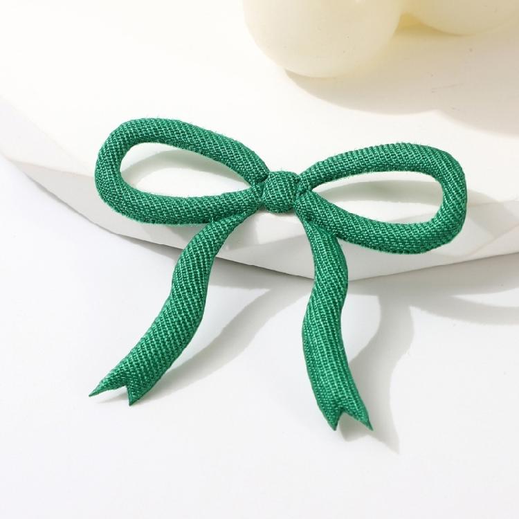 Attachable Polyester Bows Applique For Clothing Accessories DIY Hair Decors Fabric Craft Supplies Design