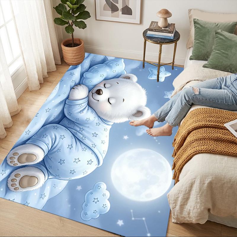 Moonlit Dreams Living Room Nonslip Area Rug Soft Carpet For Bedroom Game Playroom Sofa Office Home Decor Doormat Christmas Gift C929458