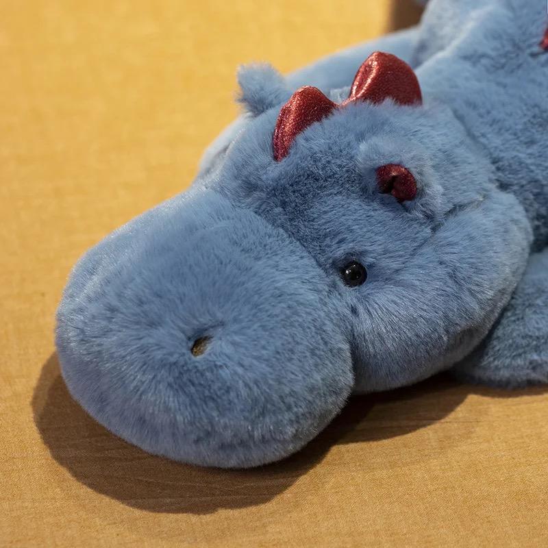 Dragon Plush Toy Soft Toy Stuffed Animal Big Flying Wings Dinosaur Throw Pillow Home Decor Doll Peluche Kids Toy Birthday Gift