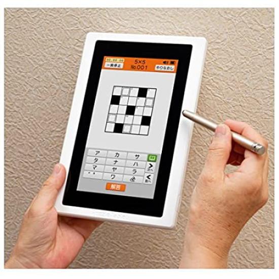 Digirect Anytime Brain Training Puzzle Tablet Includes 300 Crossword Puzzles and Sudoku Puzzles Tablet, Puzzle-Only Device, 10,000