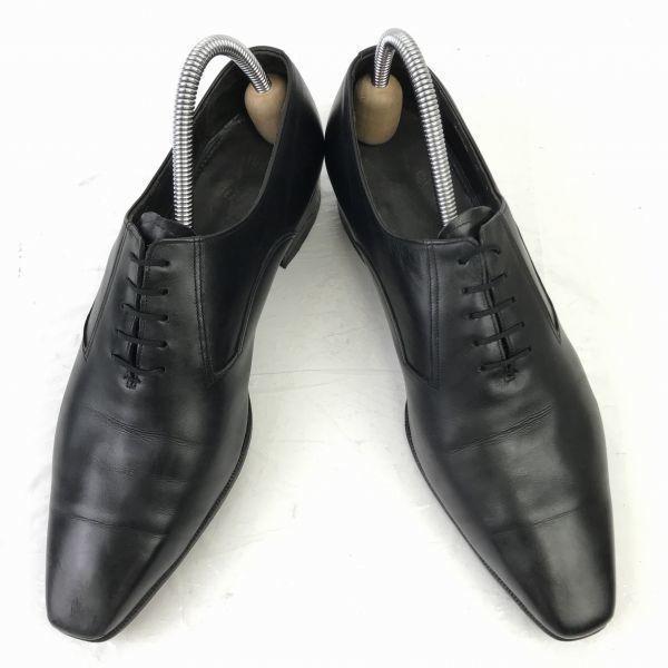 MANZ Germany Vintage Leather Wholecut One-Piece Dress Shoes Black 7F 25.5(USED)