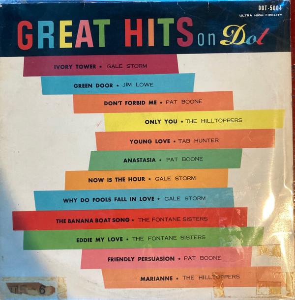 

LP Record VARIOUS - Great Hits On Dot DOT5004 DOT RECORDS 1960 Japan Blues Used