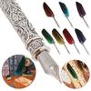 Smooth Writing Tools Spray Gold Creative Stationery Fountain Pen Ink Pen Signature Feather Pen