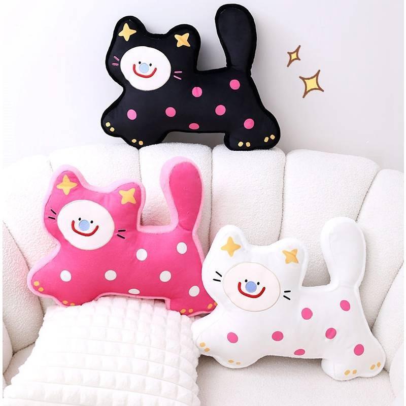 Adorable Plush Cat Pillow Soft Stuffed Animal Toy Perfect Gift For Kids