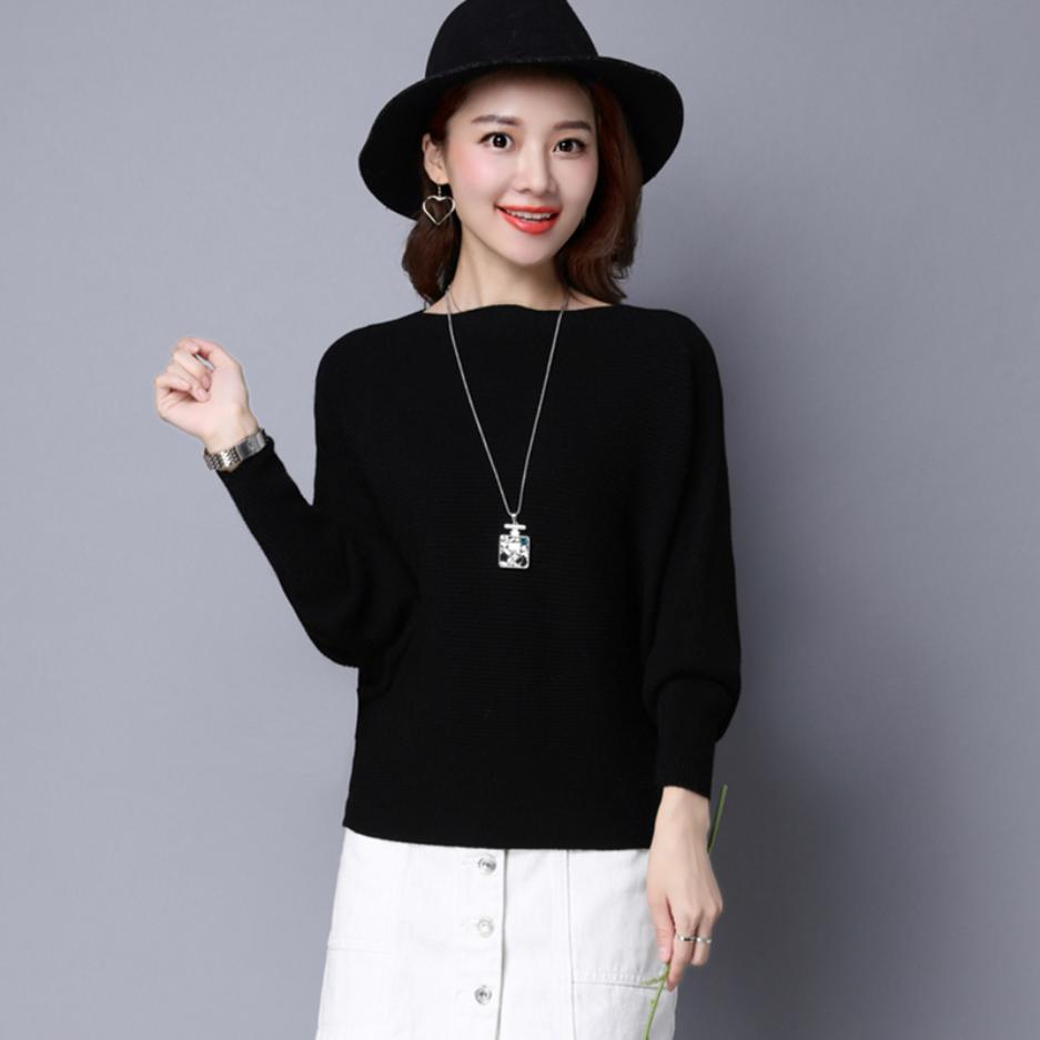 Kaufe Damen Sexy Pullover Pullover Übergröße Fledermausärmel