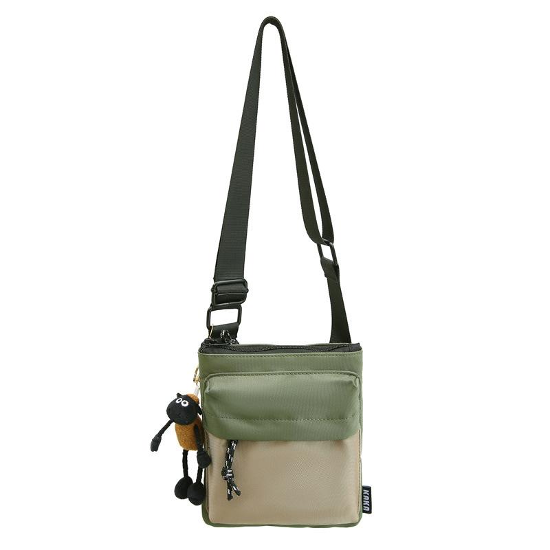 

Commuter sports versatile leisure small square bag mobile phone bag Japanese and Korean fashion new simple literary and artistic fan shoulder messeng single package