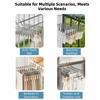 Stainless Steel Socks Drying Rack 10/16 Clips Windproof Window Net Clothespin Waterproof Space Saving Clothes Drying Rack