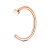 Stainless Steel C-Shaped Fake Lip Ring Non-Piercing Nose Ear Clip Body Piercing Jewelry