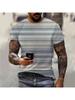 3D Printed Street Hip Hop Men Women Stripe Print T-Shirt Daily Casual Oversized Sportswear Gym Tops Ropa Hombre Summer Short Sleeve Tees