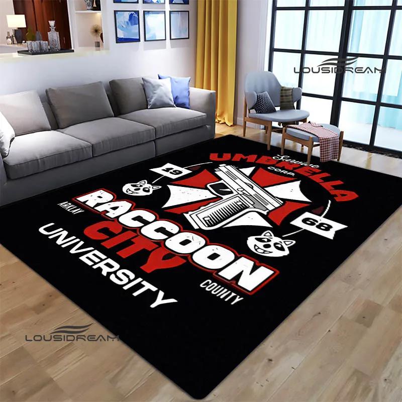 R-Resident Evil Umbrella Printed Carpet Non -slip Carpet Carpets for Living Room Area Rug Door Pad Bedroom Decor Birthday Gift