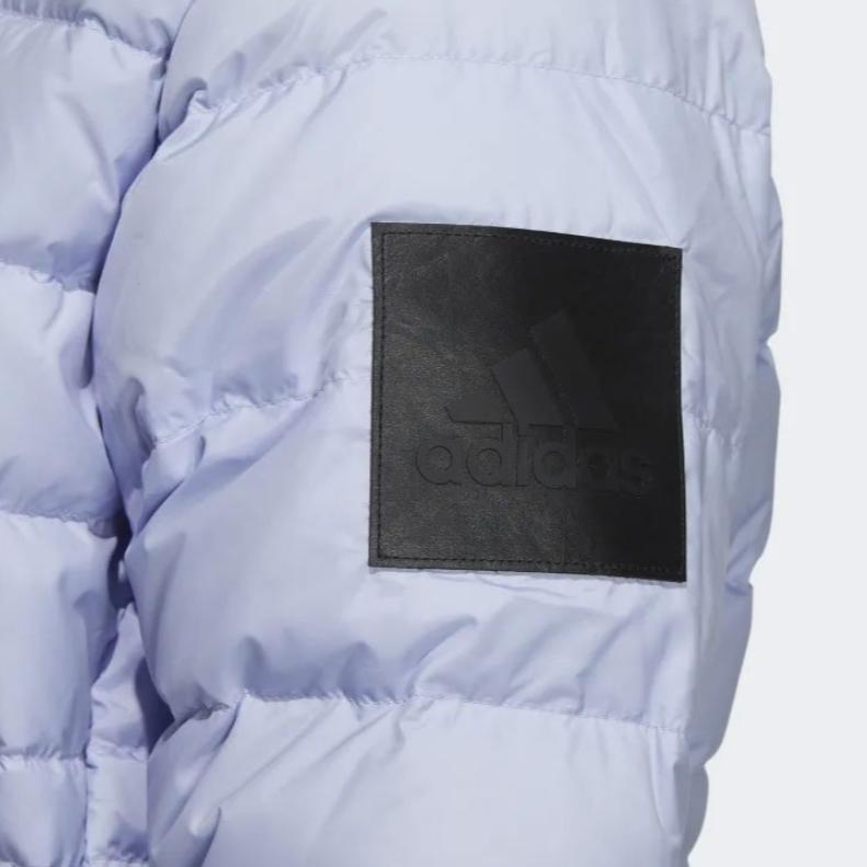 Adidas Solid Color Versatile Casual Comfortable Warm Cotton Jacket Women Jacket Light-Purple GT3327