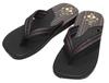 Hasegawa Geta Made In Japan Men's Japanese-Style Sandals, (Black/Red/Size 2L)