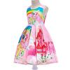 Dressy Daisy Rainbow Unicorn My Little Pony Dress-Up Costume for Birthdays, Parties, Halloween, and Christmas, Ages 4-5, Pink, Includes Hair Hoop