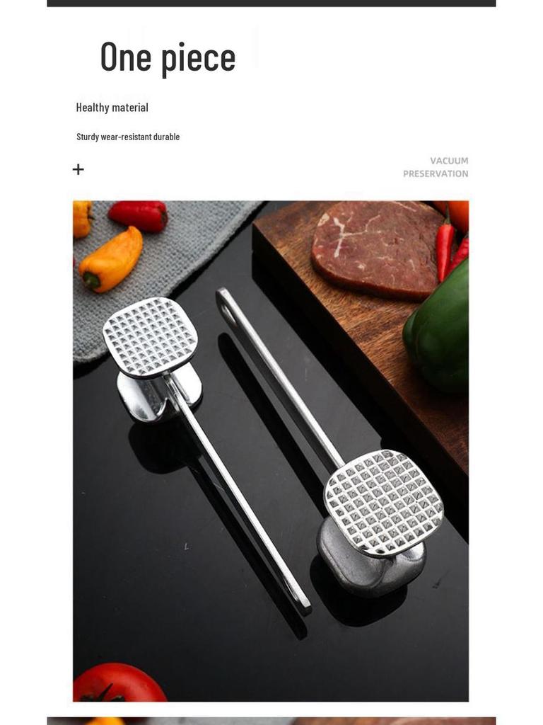 Doppelseitiger Fleischklopfer aus Aluminium