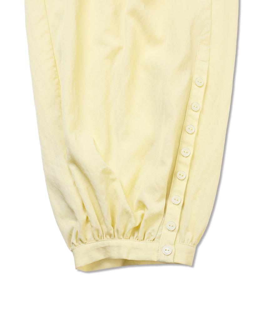 Michikoleondeonkosino Button Detail Shirred Pants Lemon Butter