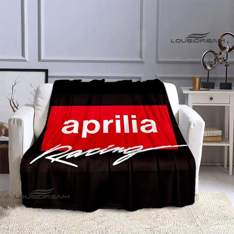 Aprilia Motorcycle Logo Printed Blanket Children's Warm Blanket Soft and Comfortable Blanket Home Travel Blanket Birthday Gift
