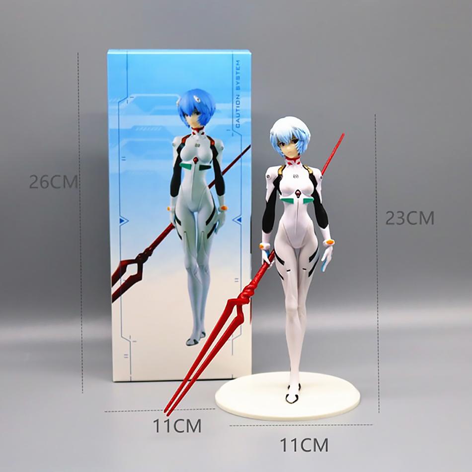 Hot Anime Eva Neon Genesis Evangelion Ayanami Rei Figures New Century Evangelion Figure Action Fashion Girl PVC Figure Toys Gift