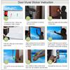 3D Geometric Waterproof PVC Door Wall Sticker Home Living Room Art Decor Decal