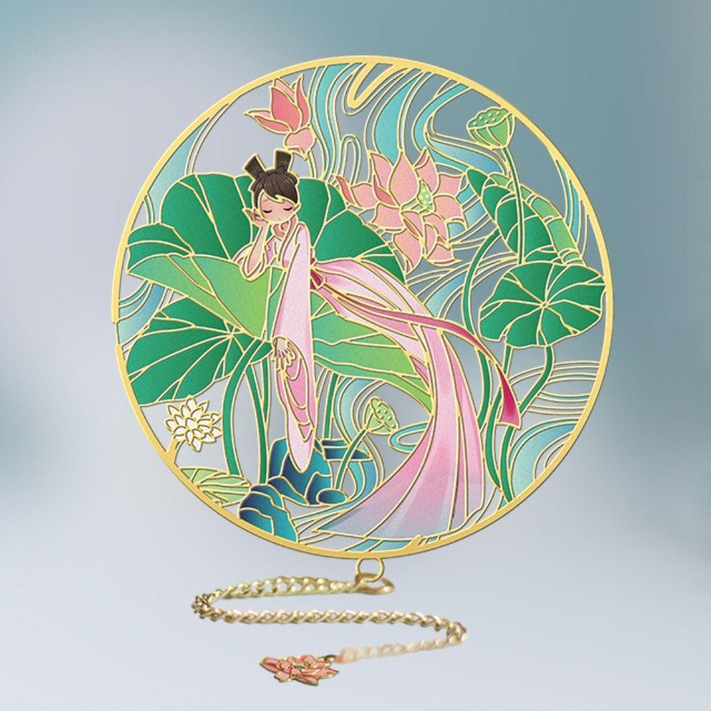 Cat Chinese Style Bookmark Dragon Tassel Book Page Marker Metal Book Clip  Journal Diary Decoration