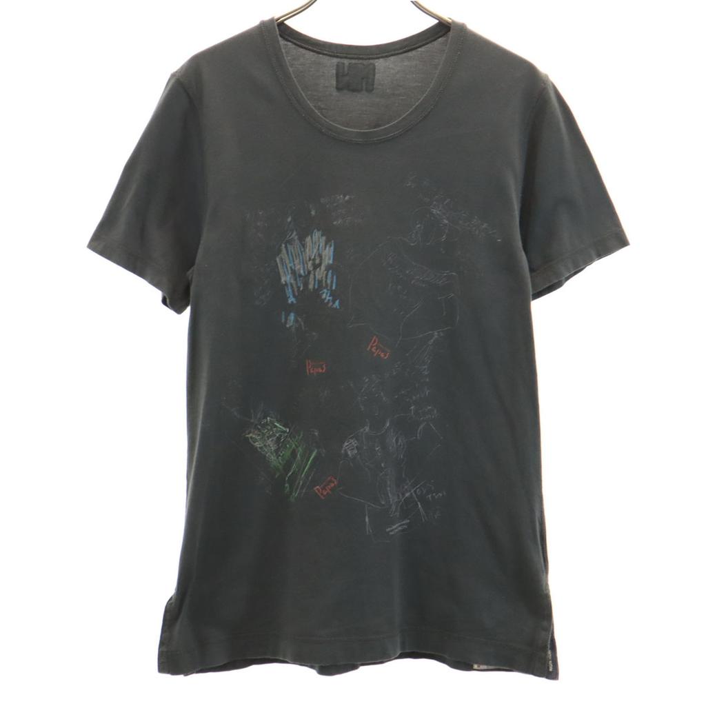 Mademoiselle NON NON made in Japan Short sleeve T-shirt 38 charcoal Women Used