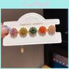 Flower Jewelry Women Elegant Gold Plated Zirconia Geometric Bracelet For Fashion Accessories
