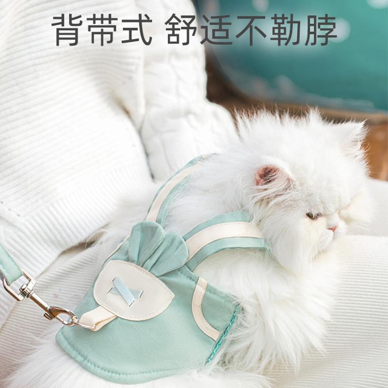 Vest Leash Cat Small Dog Dog Chest Strap Walking Dog Rope Anti-break Free Pet Leash