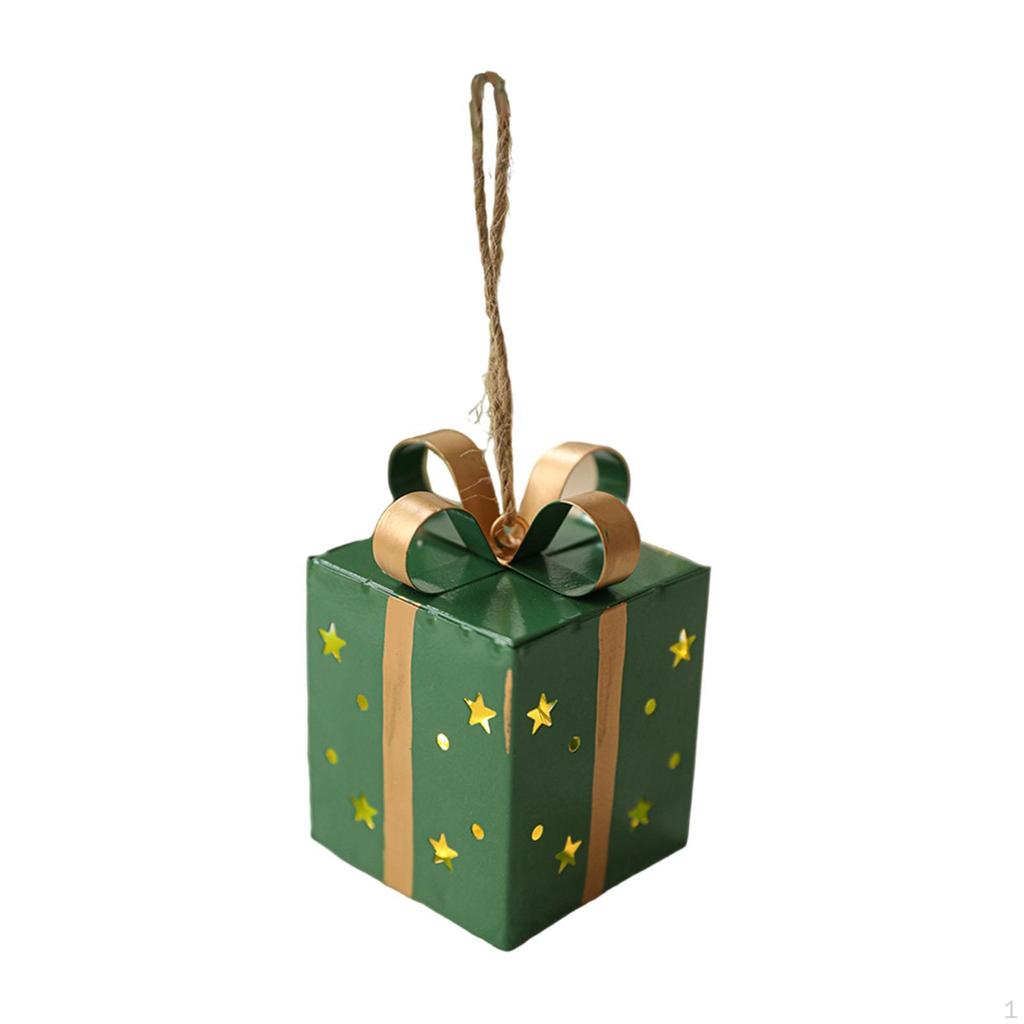 Podświetlane pudełko prezentowe jako ozdoba na choinkę