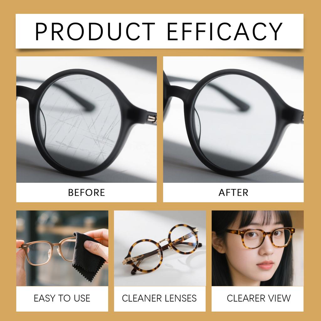 The Scratch Remover For Glasses Is A Gentle Polishing Care Resin Glass That Reduces Minor Scratches And Is Safe Without Damaging,30ML