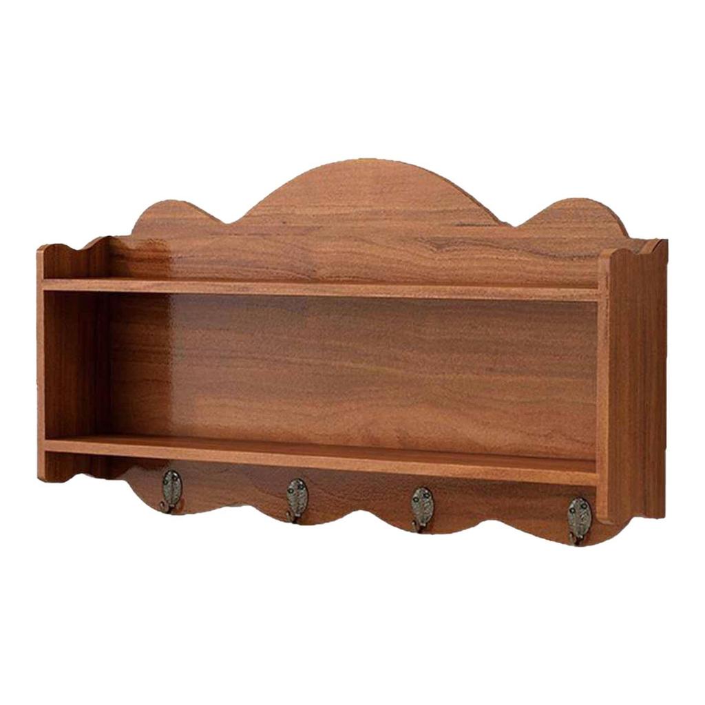 Floating Shelves Multi-use Easy to Install Sturdy Ornaments Display Stand Double-layer Rack Wall Shelf for Entryway Office