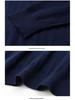 Brand Tagless Men's Cashmere High Collar Windproof Sweater - Warm & Versatile for Autumn/Winter
