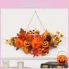 And Pumpkin Halloween Maple Leaf Wall Hanging Ornament For Holiday Decor Home