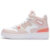 New LiNing Attack 2020 Cushioning Anti Slip And Wear Resistant Mid Top Vintage Basketball Shoes Women's Pink White AGBQ116-8