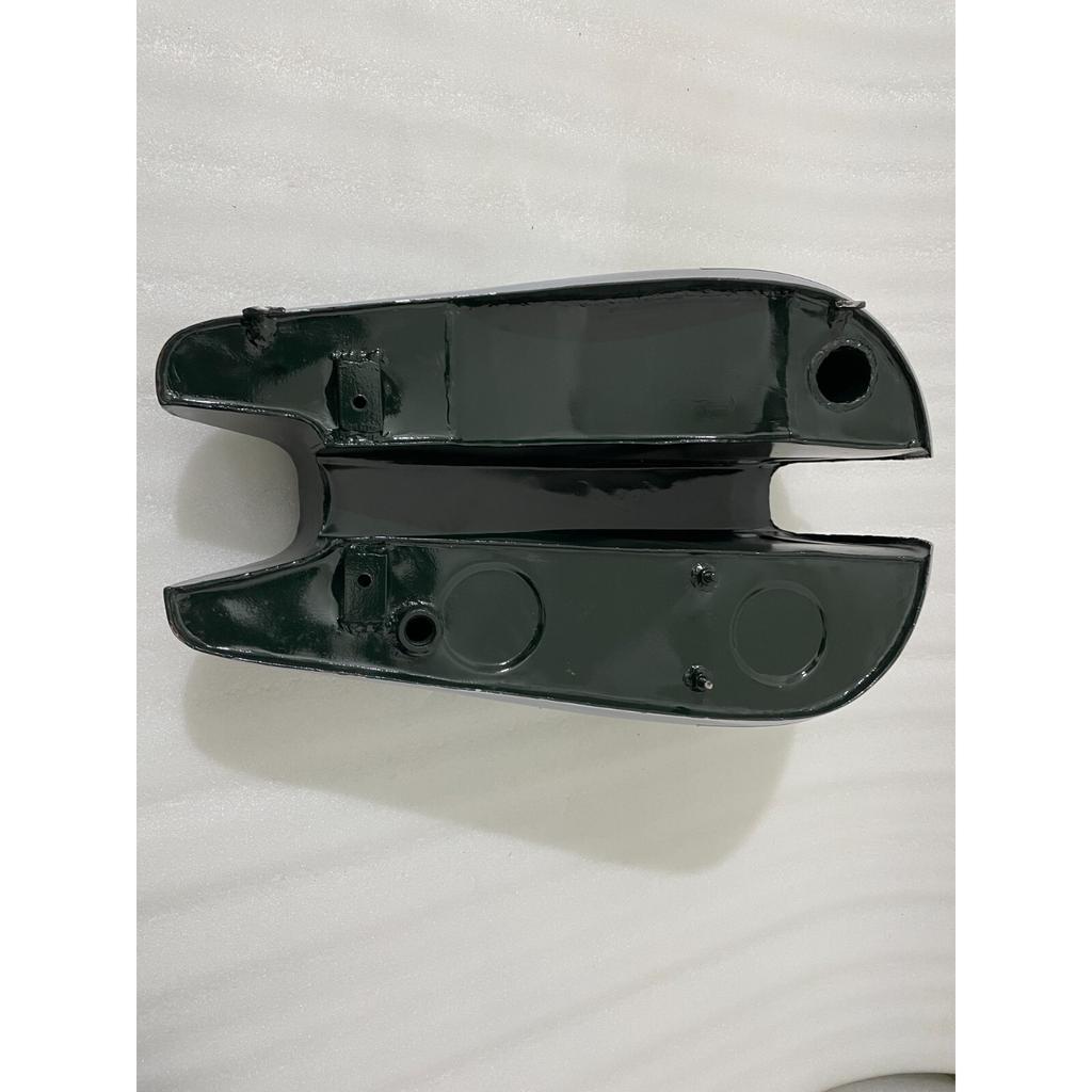 BSA B31 Petrol Gas Fuel Tank + Cap Black Paint Chrome Plated Steel |Fit For