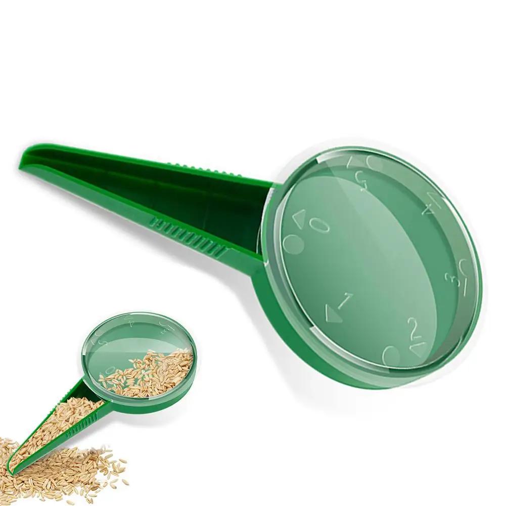 

Сеялка для семян растений Садовая ручная сеялка Адаптер для посева НОВЫЙ 2026 Различные размеры семян к дозатору-аксессуару V3R8 зелёный