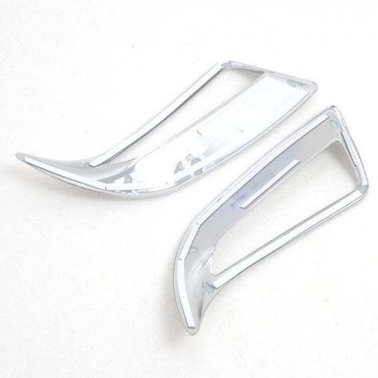 For Lexus RX 2016-2019 ABS Chrome Tail Rear Fog Light Lamp Cover Trim Bezel
