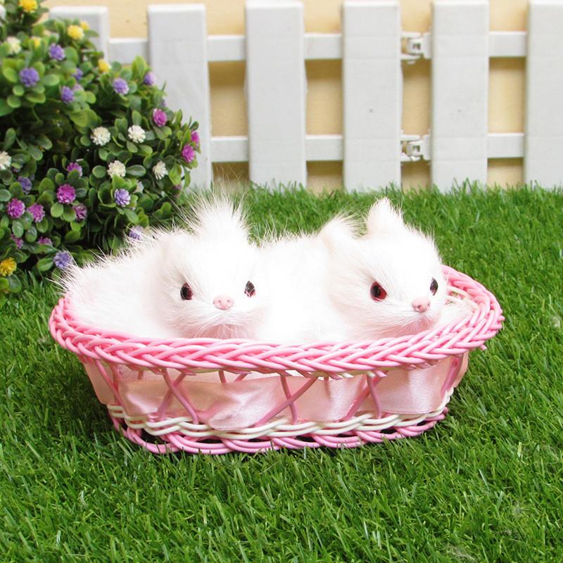 Farmhouse Plush Bunny Toy With Handcrafted Design For Home Decor And Photography Props