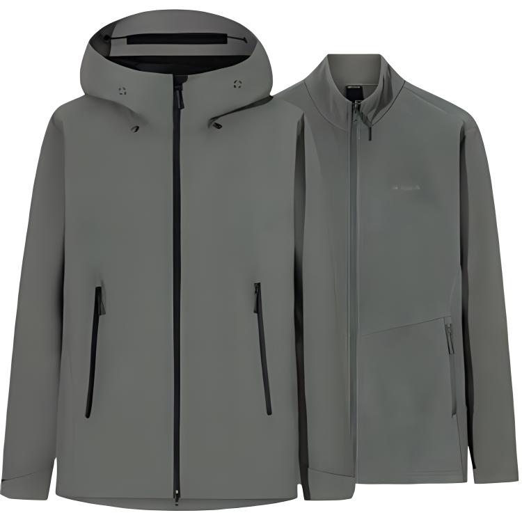 

Anta Simple Solid Color Hooded Fleece Waterproof Windproof Breathable Durable Warm Jacket Men Jacket Morning-Mist-Green 152510607-4 L