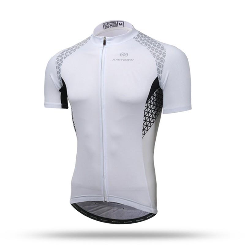 Mens Cycling Jersey Short Sleeve Performance Top Breathable Fit Bike Riding Apparel