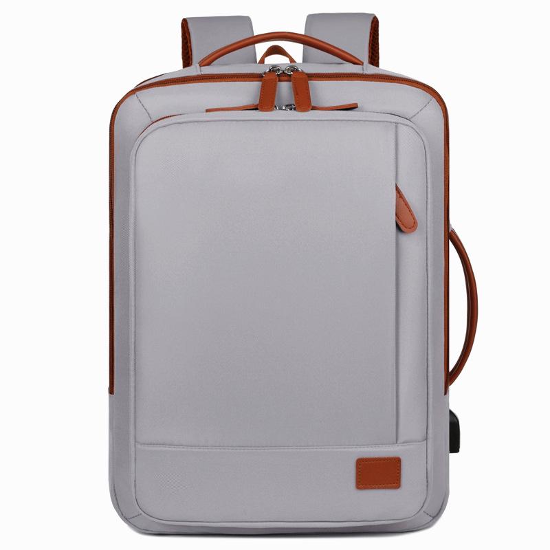 

Customizable Logo Computer Backpack with Wet/Dry Separation for Travel and Students, Expandable Laptop Bag