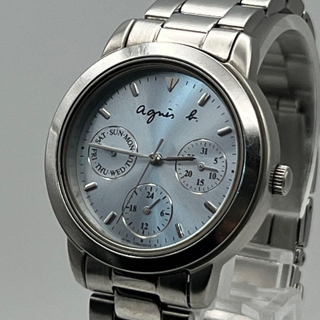 [USED]agnes b. Wristwatch A38 [Working Condition] b. V33J-0010